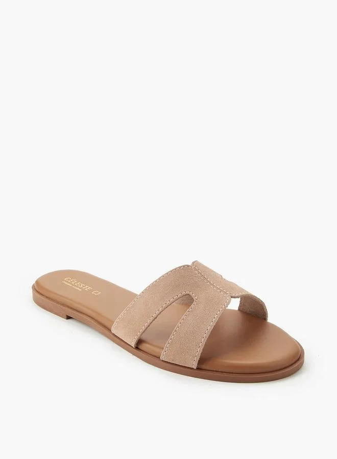 Celeste Women Leather Slip-On Sandals